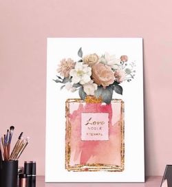 Perfume Fashion Canvas Wall Art🌸 New🌸Please Read Description
