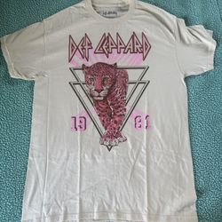 Def Leppard 1981 Tour With Tour Dates Men Shirt