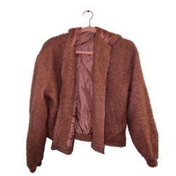 Ijoah Pink Teddy Jacket