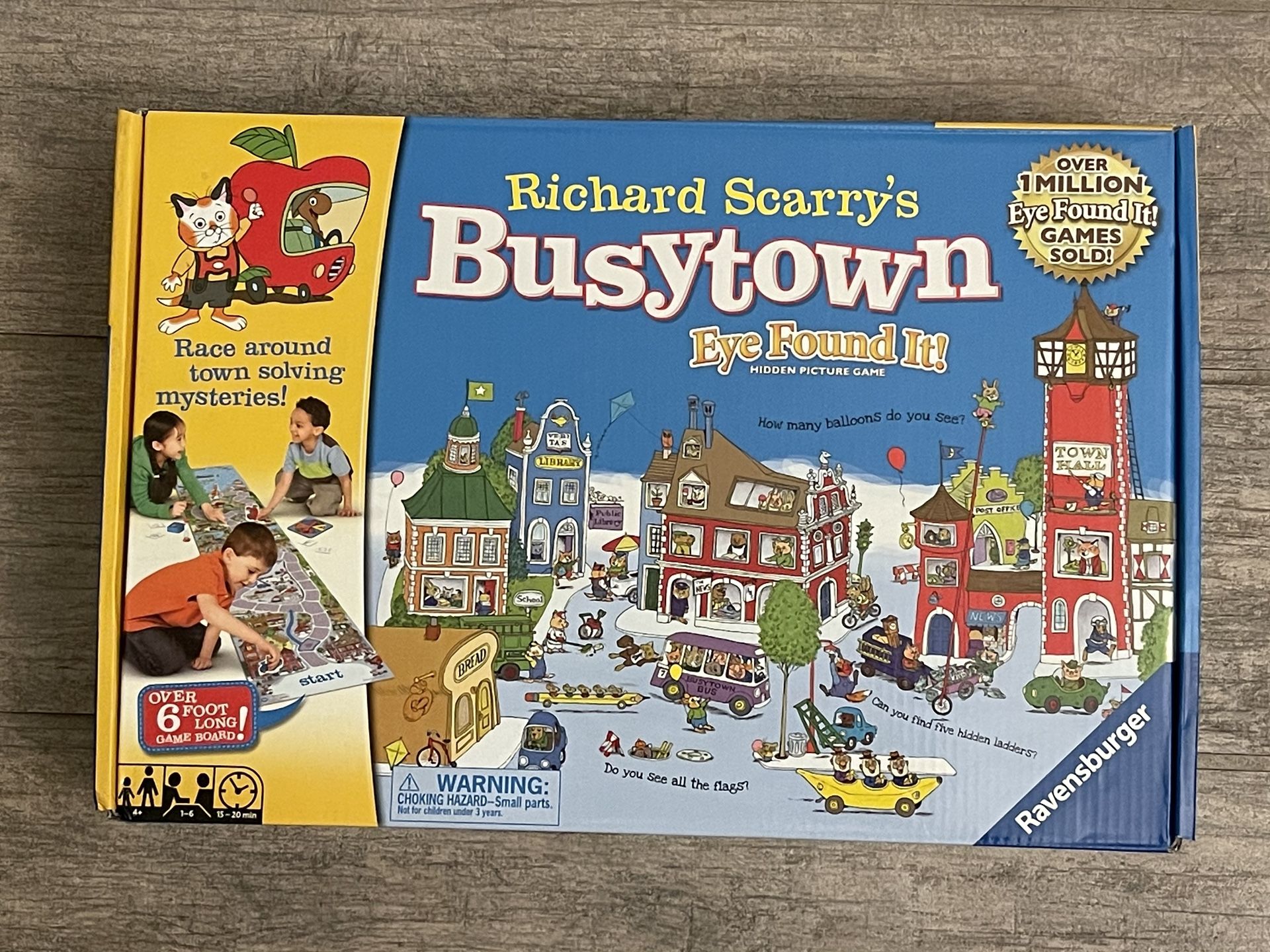 Ravensburger Richard Scarry’s Busytown Eye Found It Hidden Picture Game (BRAND NEW)