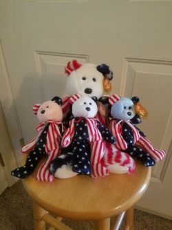 Beanie babies and buddie.