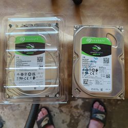 Hard drives 1 & 2 TB $20 each or $30 for both