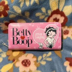 Betty Boop Pink Wallet