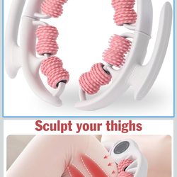 Cellulite Massage Tool Lymphatic Drainage Massager for Thighs & Legs & Buttocks, Anti Cellulite Roller with Detachable Handles Fascia Massage Tool for