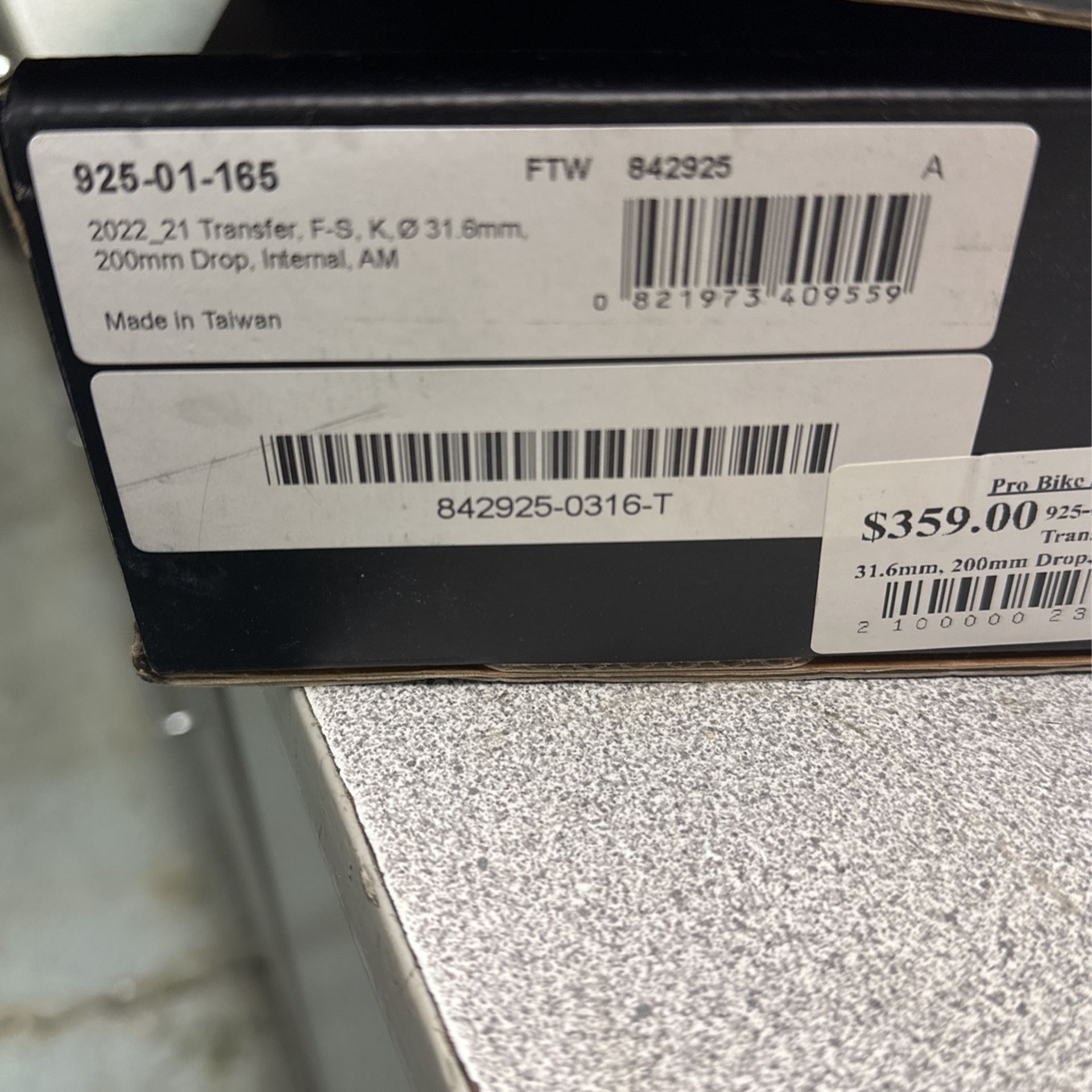 Brand New Fox Factory 200mm Dropper