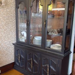 Black China Hutch 