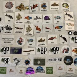 Fish Tank/Aquarium Sticker Collection With Bonus Anniversary Pins!!