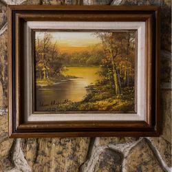 Vintage Adam Chappell 1950’s Oil On Canvas 