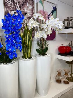 Vases en Orquideas / blancas / rojas / new / home decoration