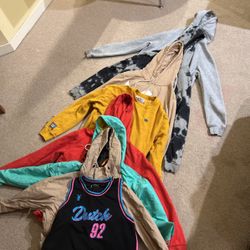 Dutch brothers appeal. Dutch Bros Jackets, hoodies. 2 full zips, windbreakers, comfy hoodies. 