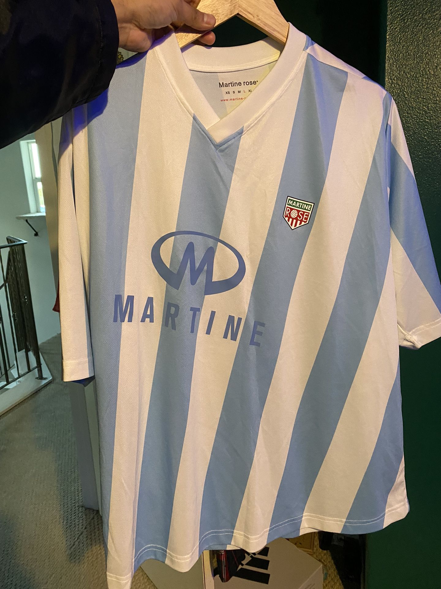 Martine Rose Soccer Stripes Jersey