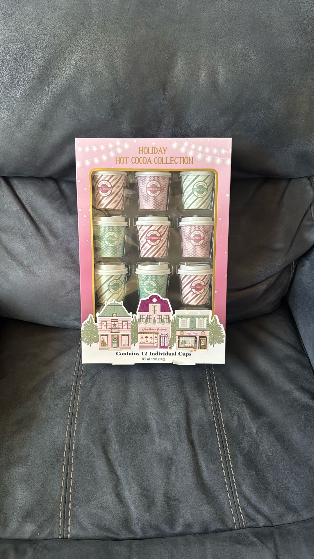 New In Package Sealed Holiday Hot Cocoa Chocolate Collection Set 12 Individual Cups Different Flavors