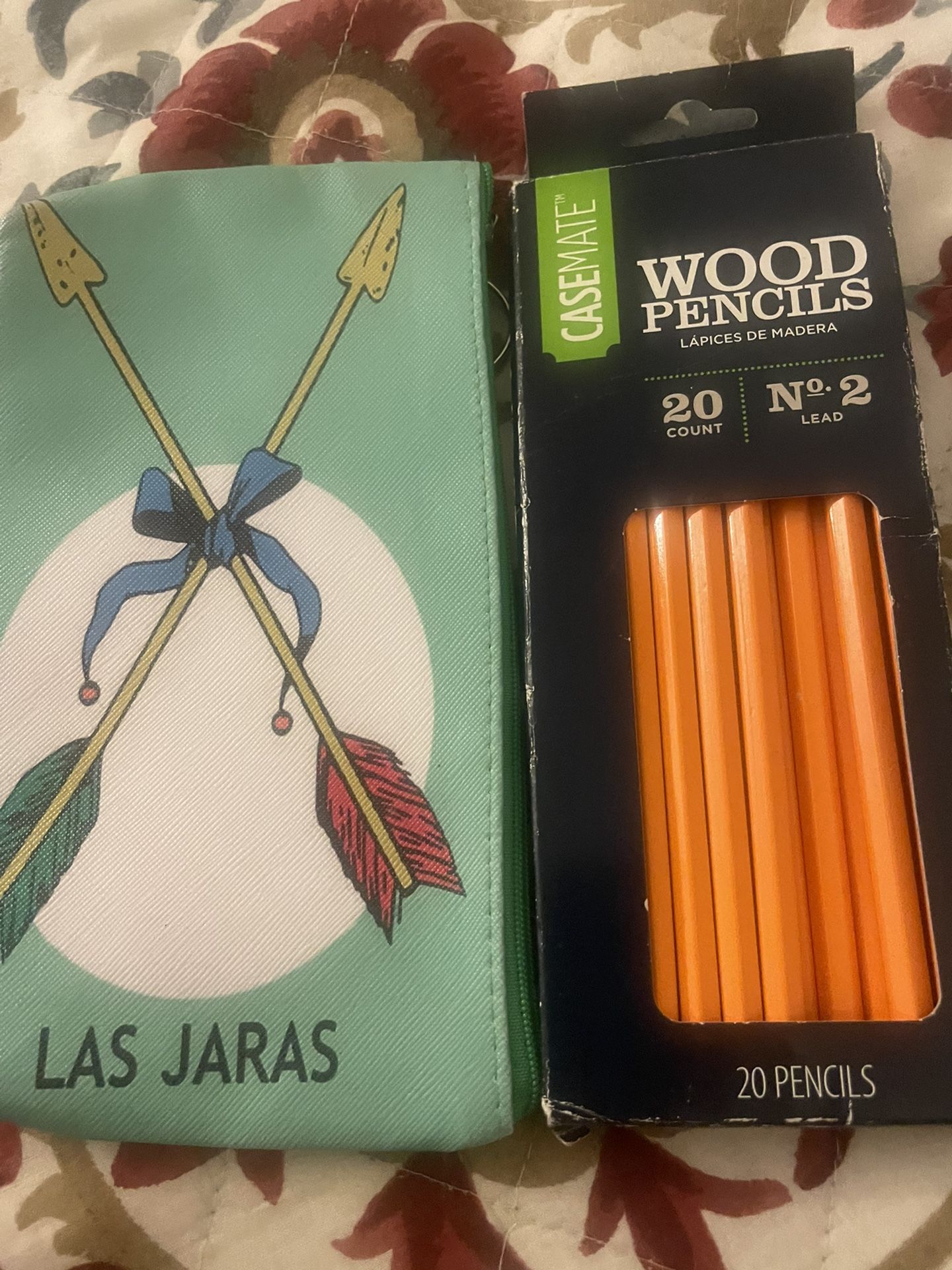 Pencils And Coin Purse 