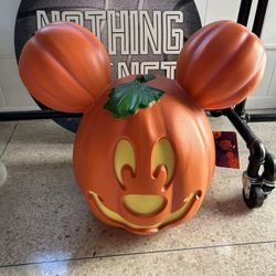 New Disney Disneyland Mickey Mouse Large Pumpkin Halloween