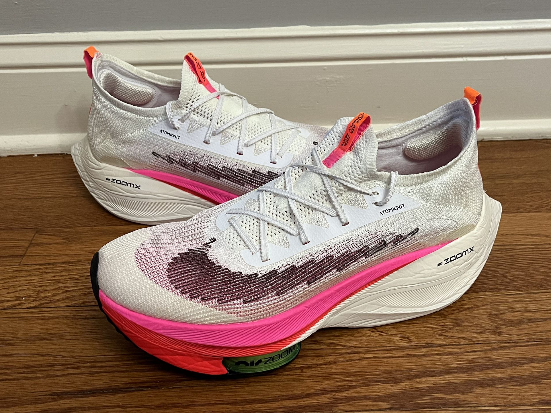 Nike Air Zoom Alpha Fly 2021 Next% Flyknit Rawdacious Size 13 Authentic 