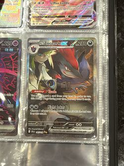 N's Zoroark ex Pokémon Card 185/159