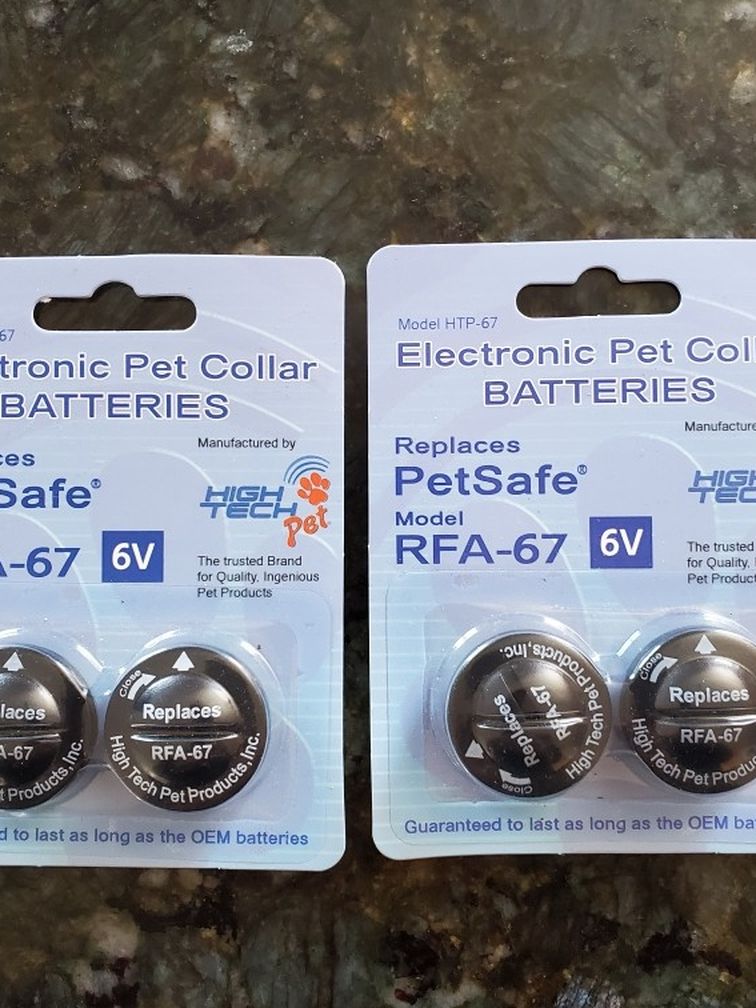 Electronic Pet Collar Batteries