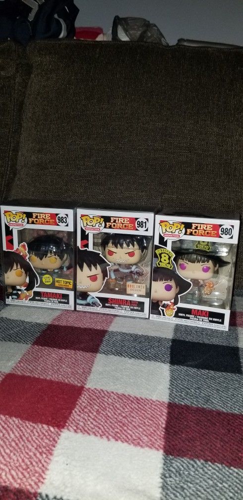 Funko pop Animate Fire force With Boxlunch exclusive Shinra