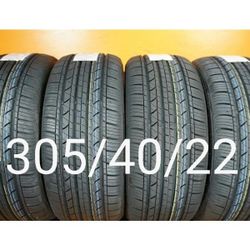 4 New Tires For Sale 305/40/22 We Repair Paint Weld Wheels Rims