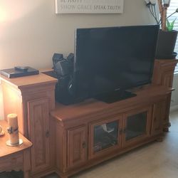 Entertainment Center-Wood $65