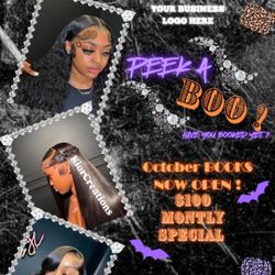 Hair Flyer Template 