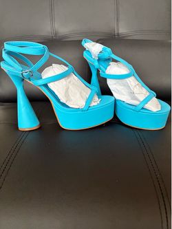 Akira Light Blue Platform Sandals Sz. 10-11