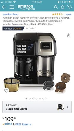 Hamilton Beach Flexbrew Coffee Maker