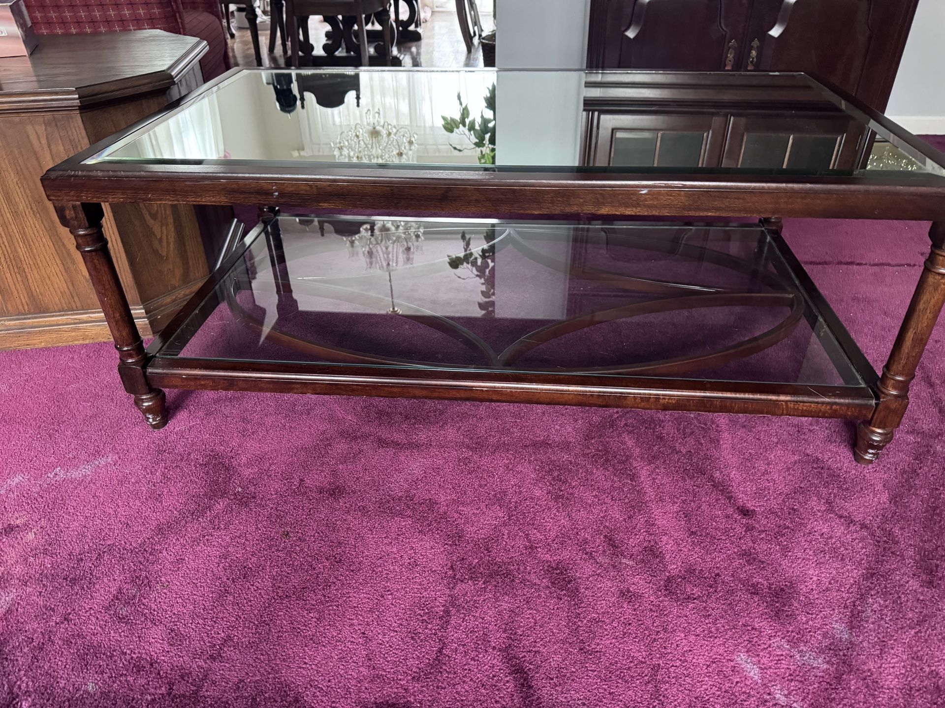 Mirror Top Coffee Table