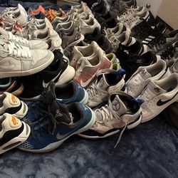 33 Pairs Of Shoes  Bundle Deal Different Sizes $120 From Kids To Adults Sizes 