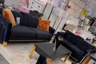 Beautiful living room set. Sofa, loveseat, and coffee table. Please inquire for the total price.