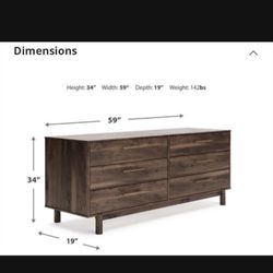 6 Drawer Dresser 