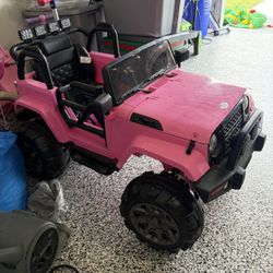 Truck Car Jeep Pink Kids 