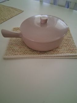 Vtg.  La Solana Pottery Casserole