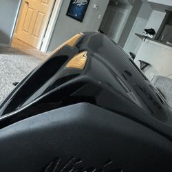 2013-2018 Kawasaki 636 Black Rear seat cover