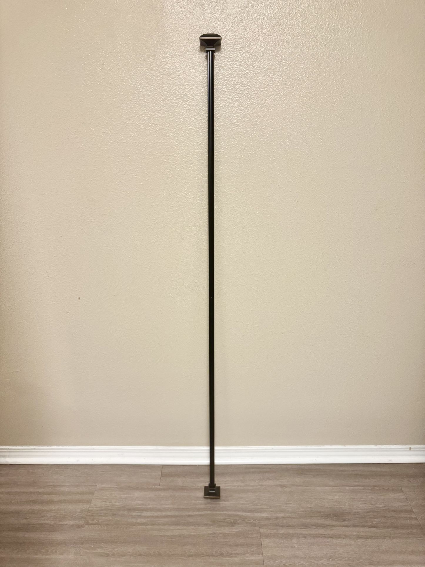 Brown Curtain Rod 61” - 87”
