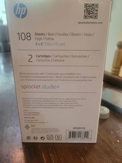 HP Sprocket Studio+ Photo Paper & Cartridges