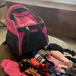 Diadora Sports Backpack & Socks