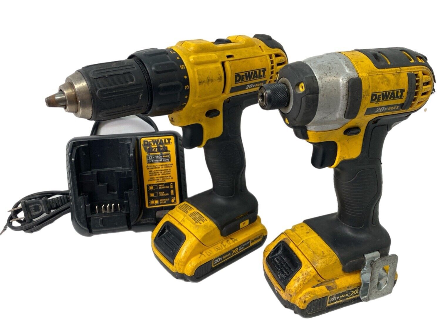 Dewalt Impact Driver DCF885 1/2” Drill Driver DCD771 Charger