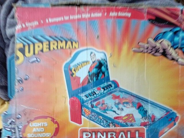 Milton Bradley Superman Pinball Machine