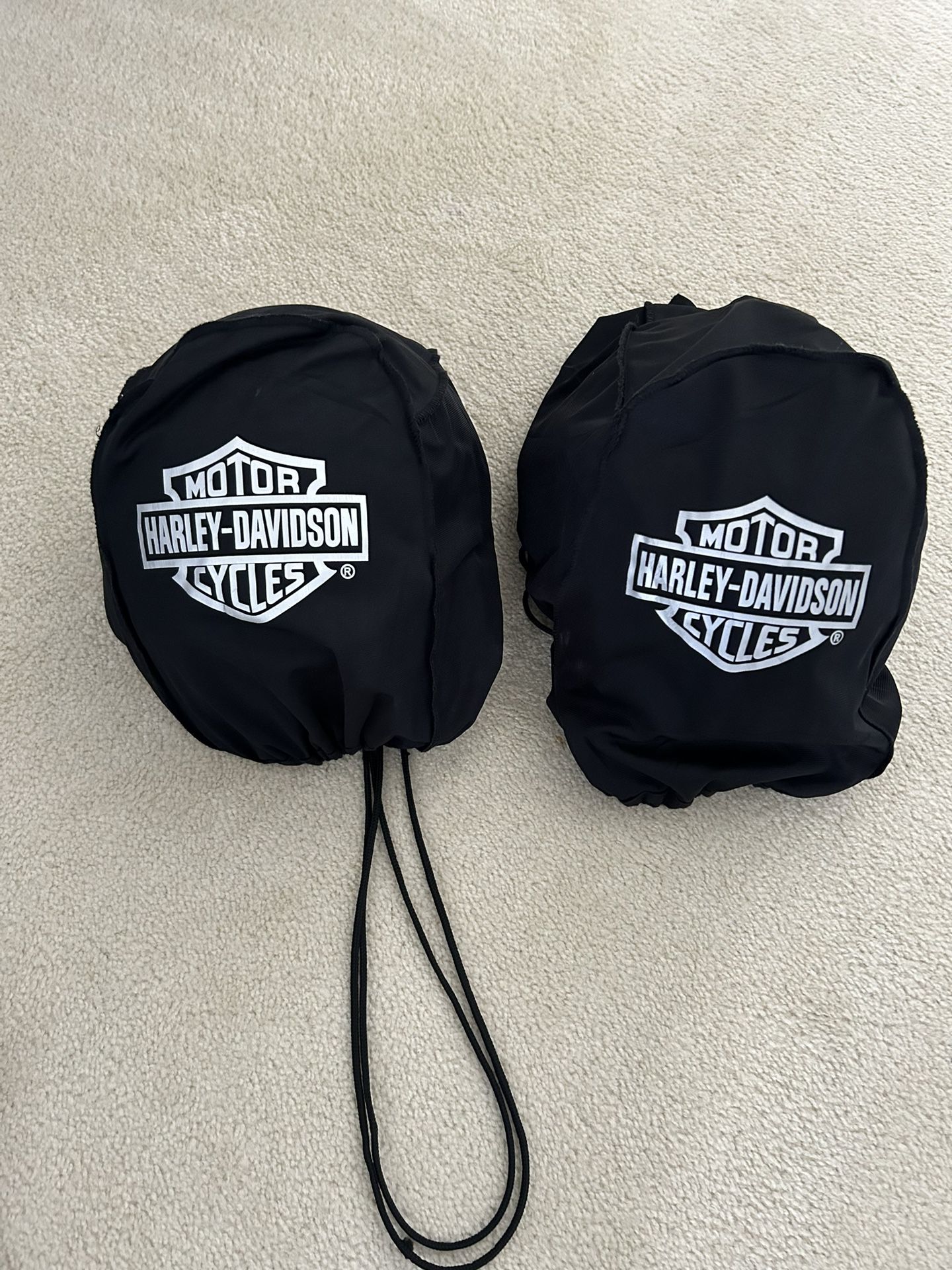 Harley Motor Cycle Helmets With Bags