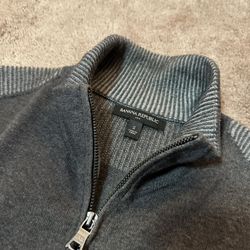 Banana Republic Men Zip Up Sweater 