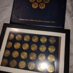 1984 los Angeles Olympic Coin Set