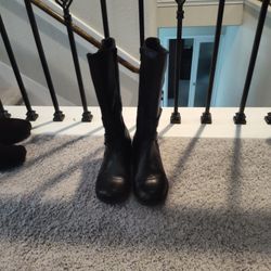 Black boots for kids 