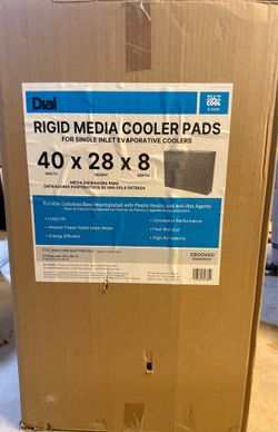 8” swamp cooler pads