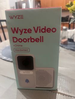 Wyze doorbell camera w/chime NEW