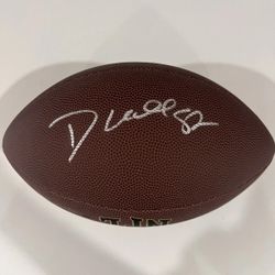 Kansas City Chiefs Dante Hall Signed NFL Football Beckett Certified - Autograph