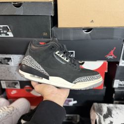 Jordan Off Noir 3s size 11W 9.5M USED But Clean 