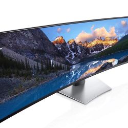 Dell UltraSharp U4919DW 49" 32:9 QHD LED Curved Monitor - Black