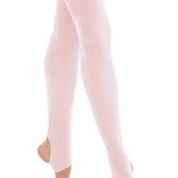 Pink Stirrup Tights