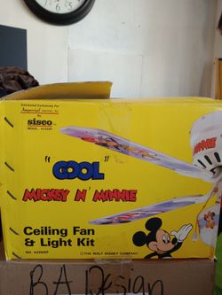 Mickey Mouse Ceiling Fan 